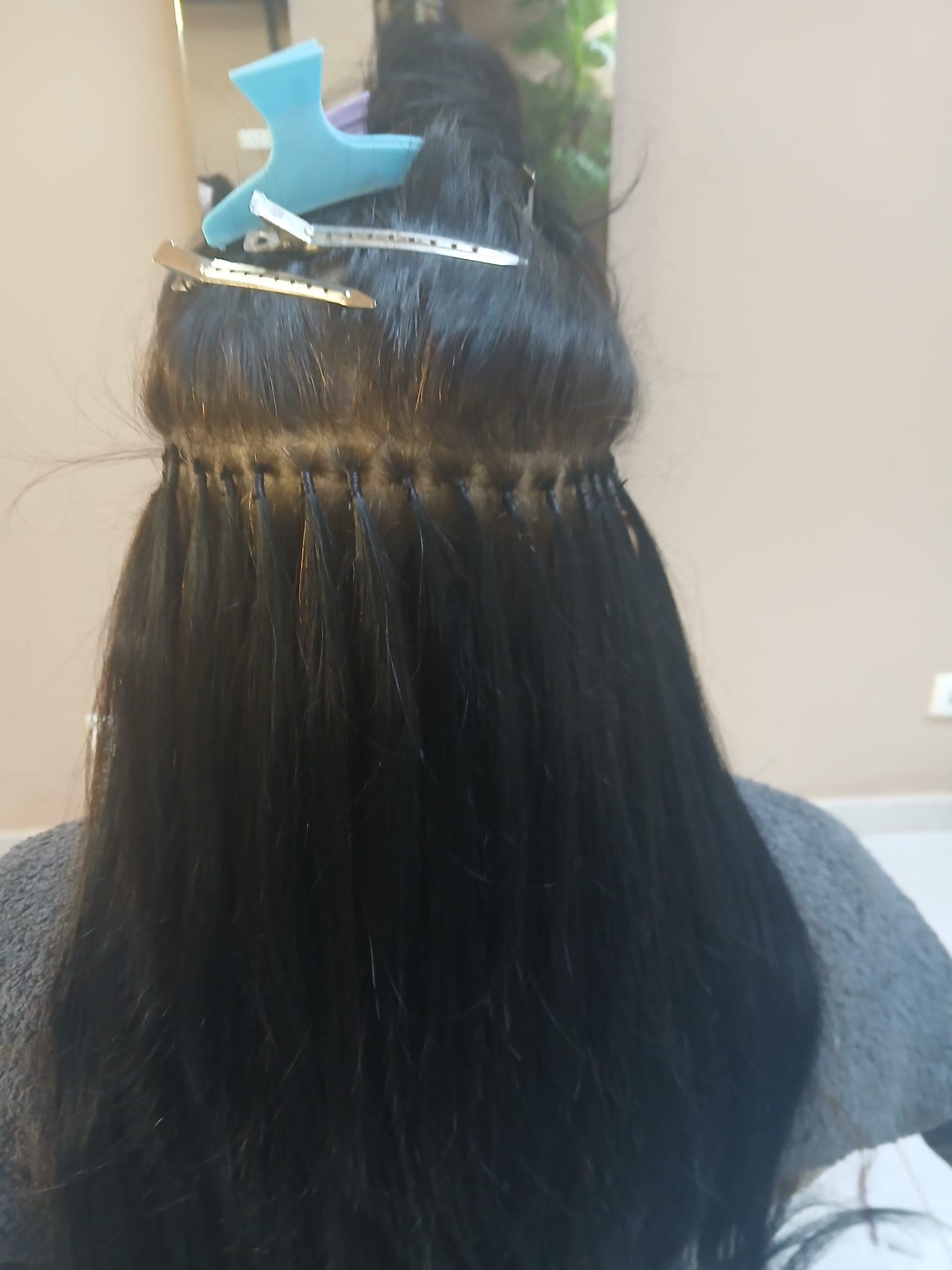 Trabajo real hecho en el salón Trenzas Babel